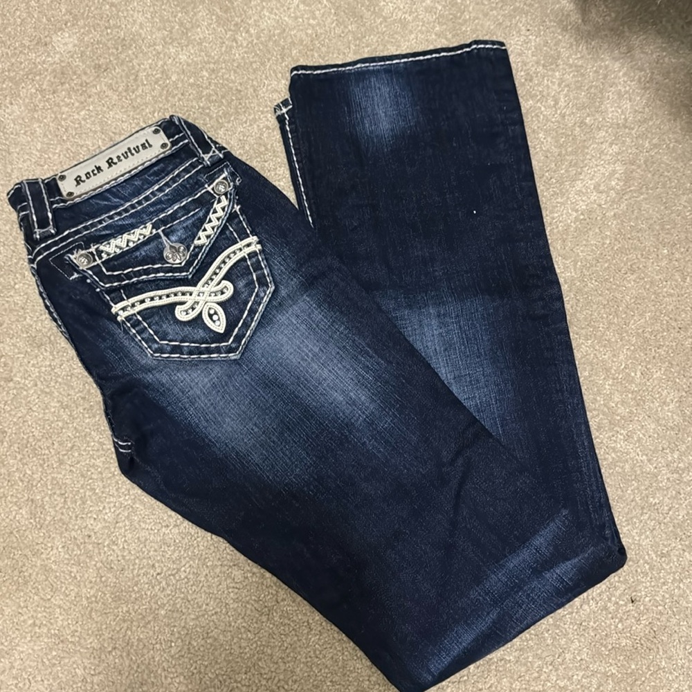 Rock Revival bootcut jeans size 25. Never worn.